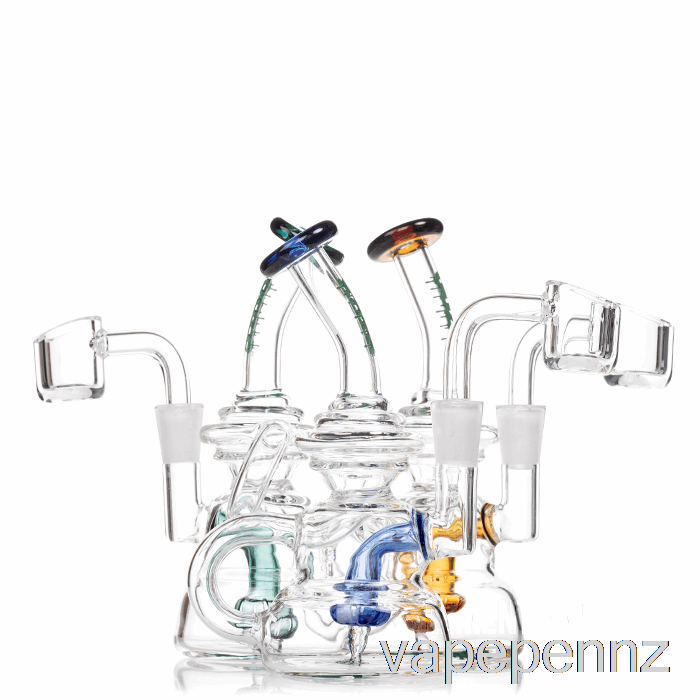 Ooze Flood Mini Dab Rig Dark Blue VAPE NZ
